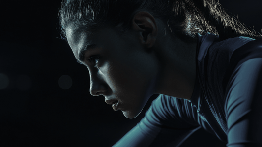 Focused athlete